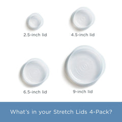 Circle Stretch Lids 4-Pack