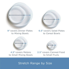 Circle Stretch Lids 4-Pack