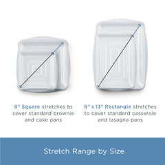 Rectangle Stretch Lids 2-Pack